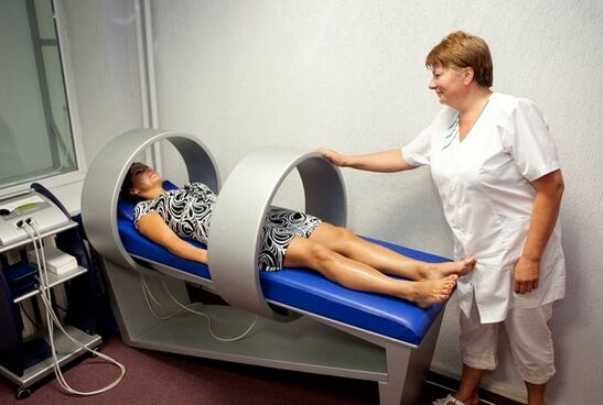 Magnetic procedures belong to physiotherapy treatment and make up a 10-session course