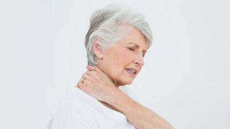Neck pain is the cause of cervical osteochondrosis. 